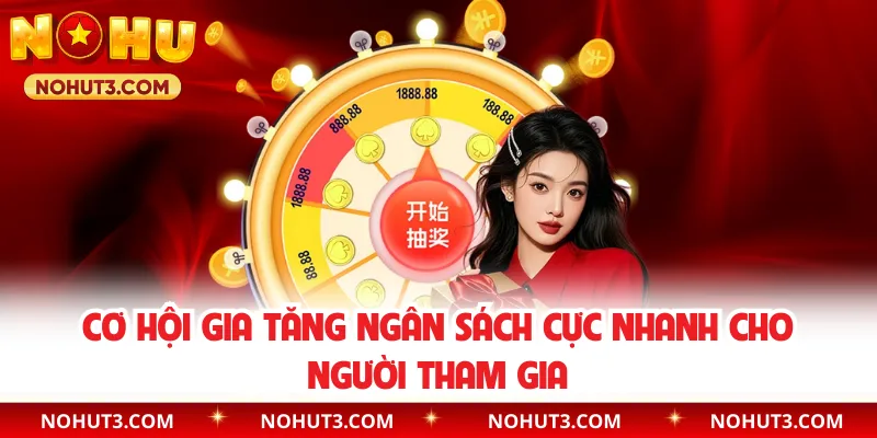 Cơ hội gia tăng ngân sách cực nhanh cho người tham gia